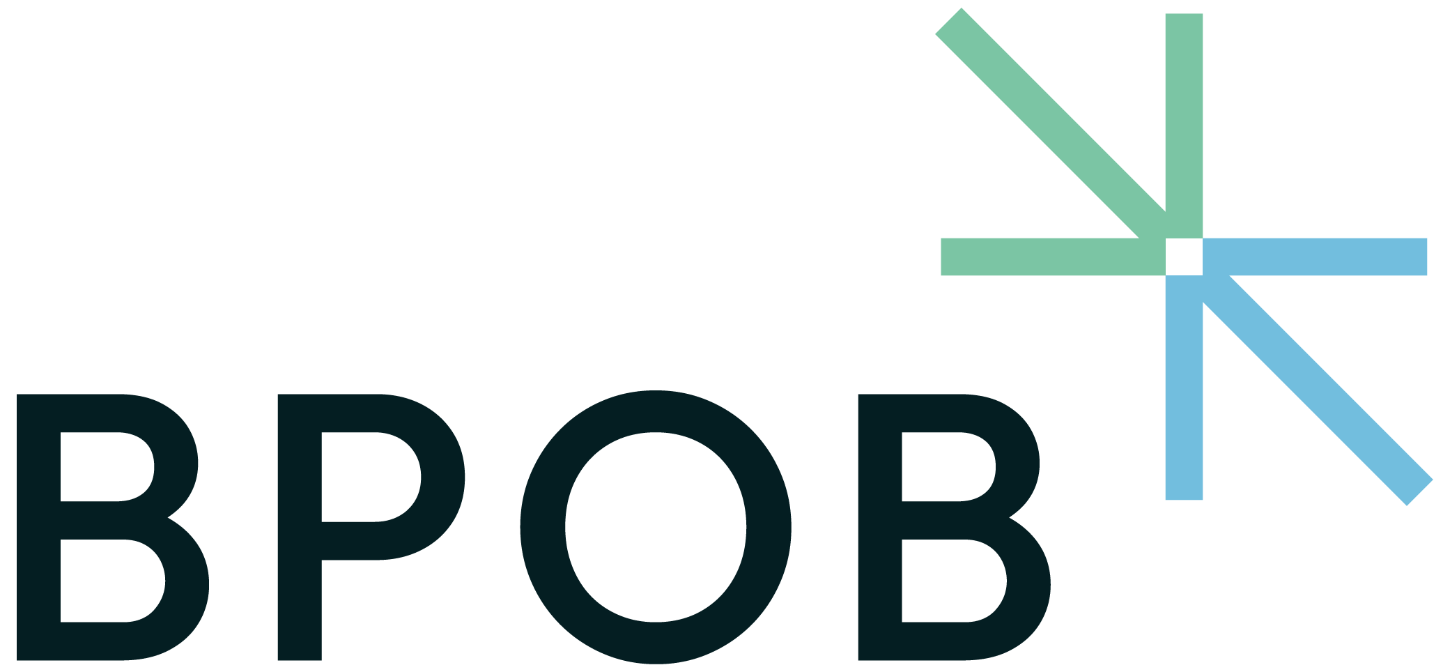 bpob logo afkorting zwarte letters nieuw